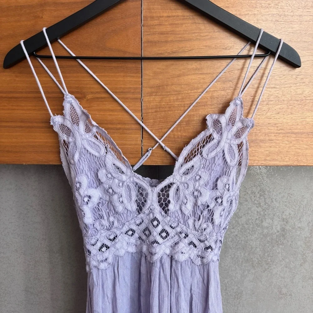 Free People Adella Slip Dress Cloudy Lavender, Size S/P - Picture 6 of 13